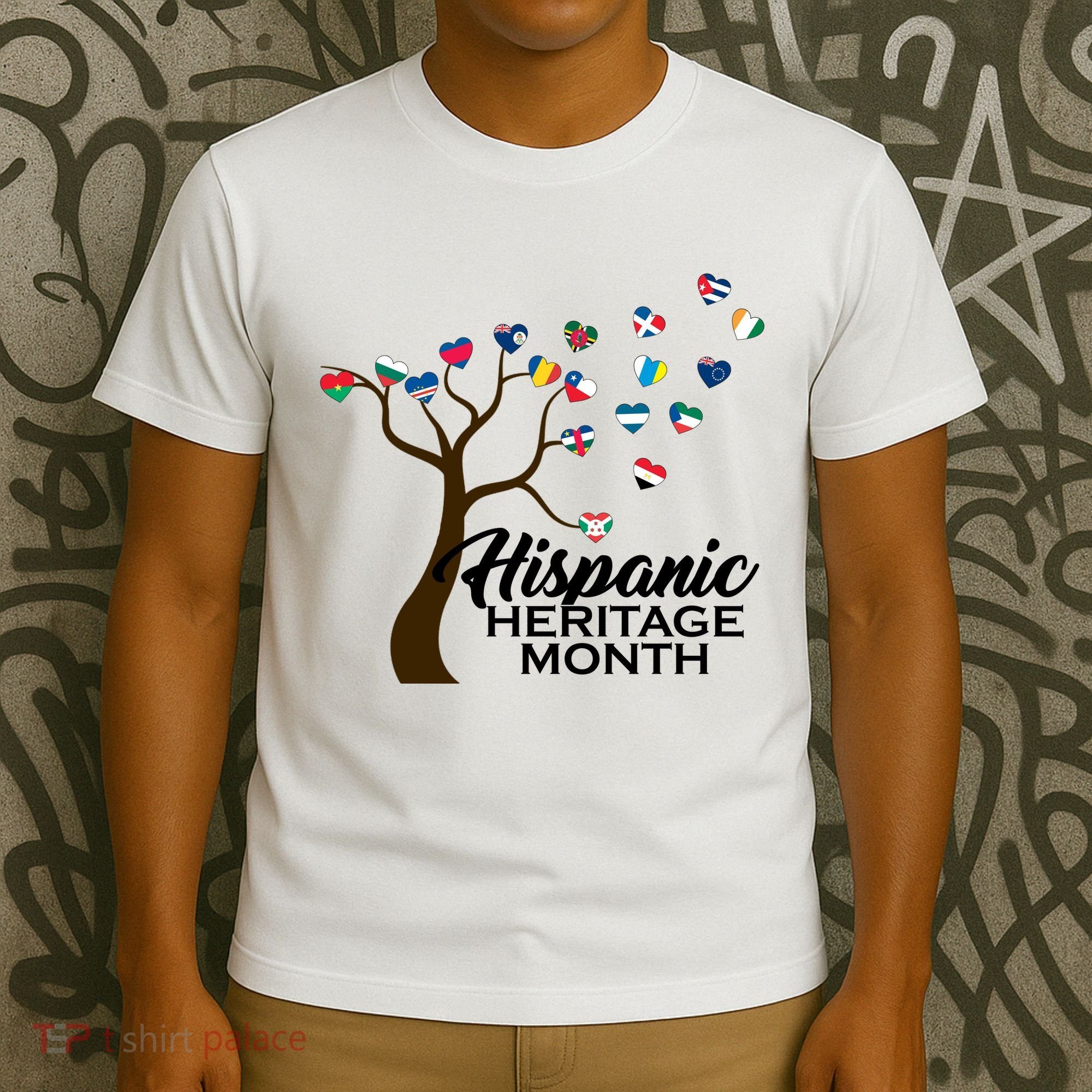 Hispanic Heritage Month Tree Roots T-Shirt