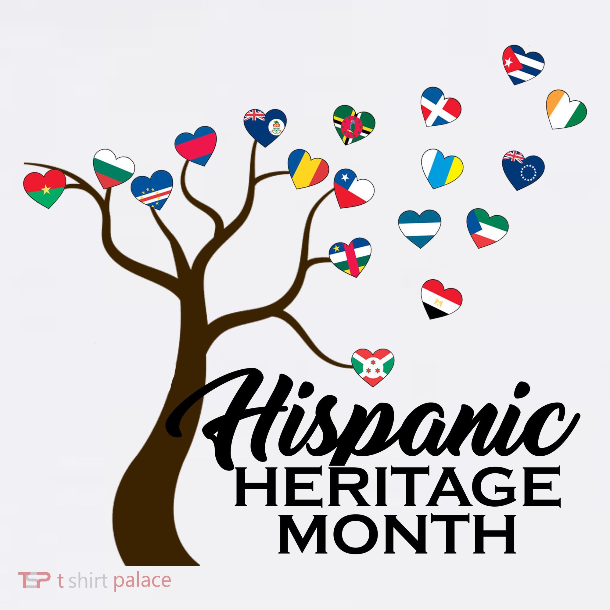 Hispanic Heritage Month Tree Roots T-Shirt