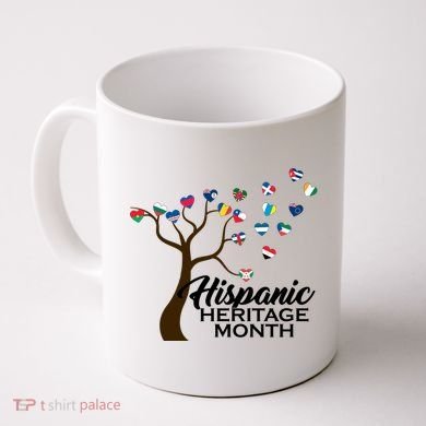Hispanic Heritage Month Tree Roots Coffee Mug
