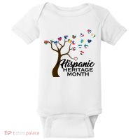 Hispanic Heritage Month Tree Roots Baby Bodysuit thumb 0