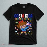 Hispanic Heritage Month Costa Rica Flag Costa Rican Gift T-Shirt thumb 5