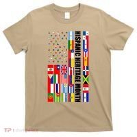 Hispanic Heritage Month Countries United Flag T-Shirt thumb 0