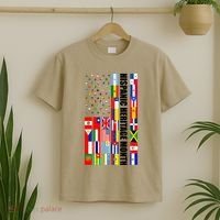Hispanic Heritage Month Countries United Flag T-Shirt thumb 2