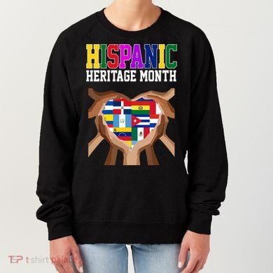 Hispanic Heritage Month Heart Hands Women's Sweatshirt