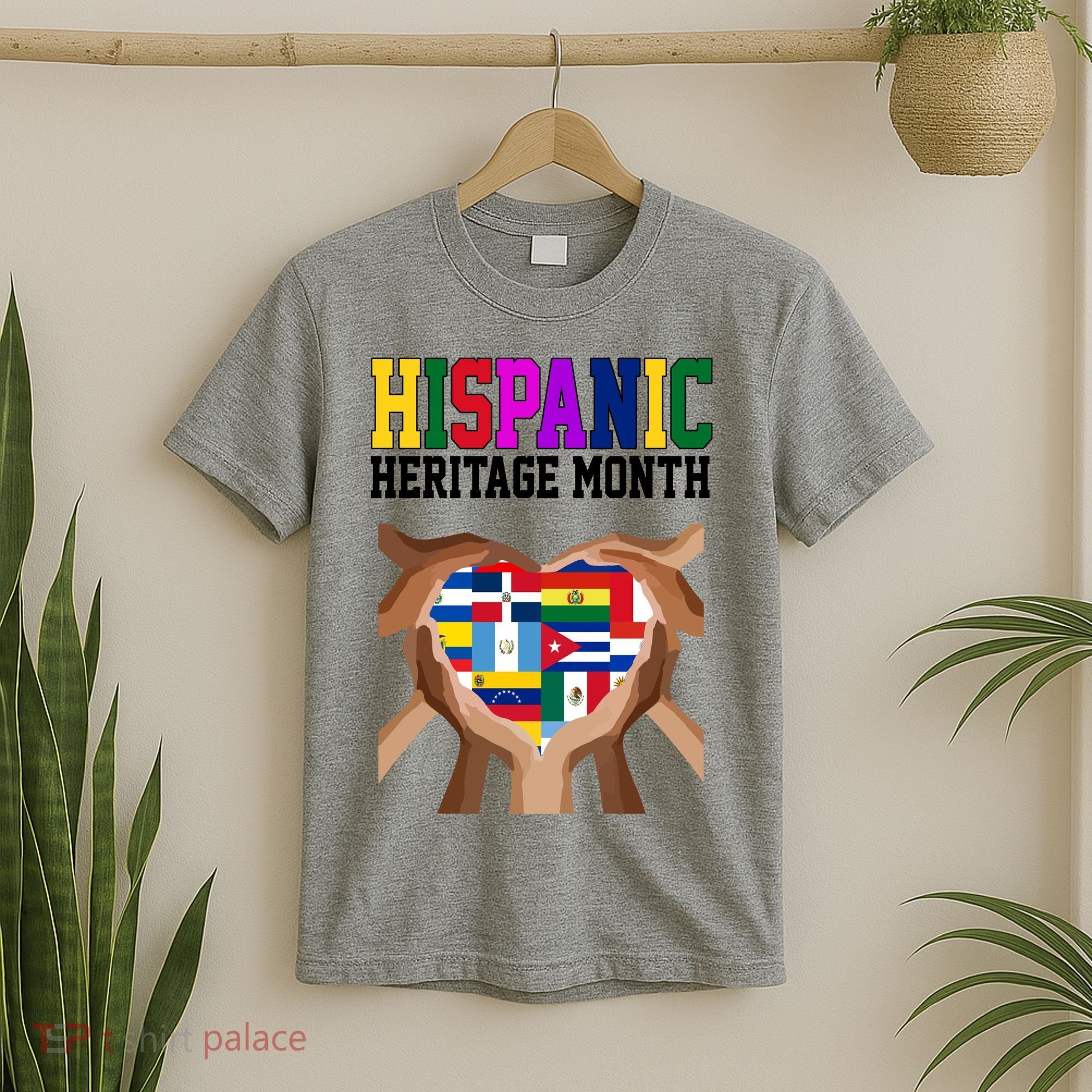 Hispanic Heritage Month Heart Hands T-Shirt
