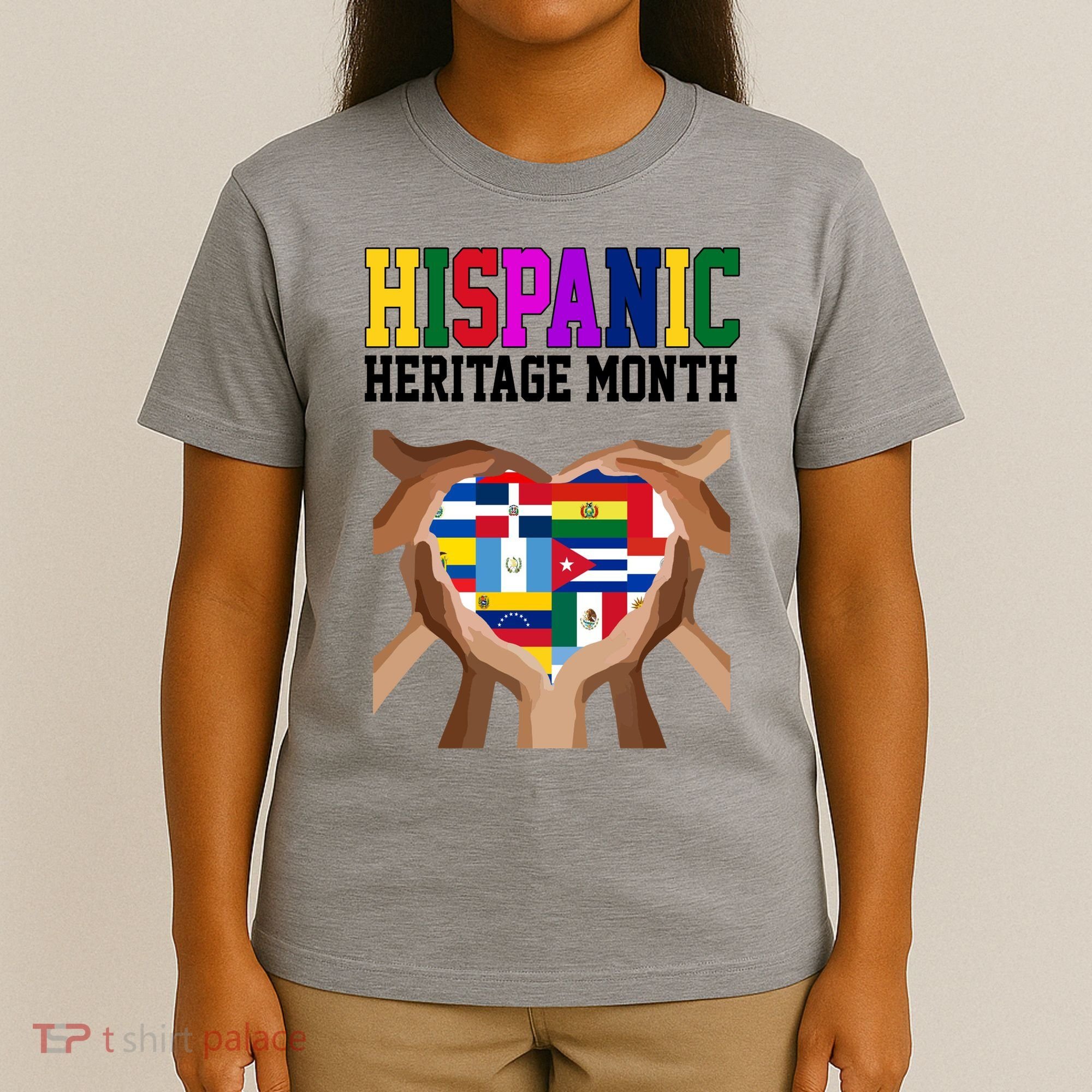 Hispanic Heritage Month Heart Hands T-Shirt