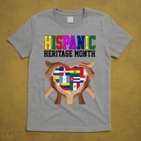 Hispanic Heritage Month Heart Hands T-Shirt thumb 5