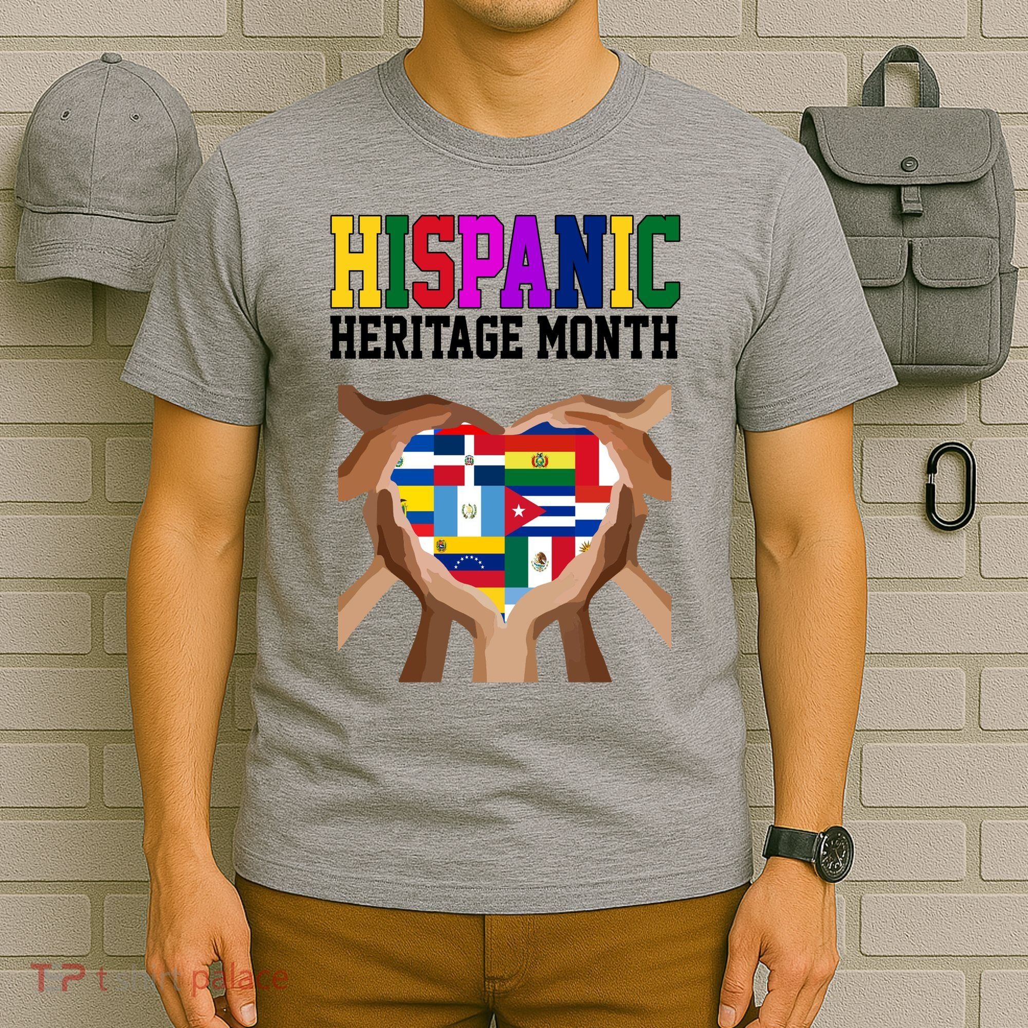 Hispanic Heritage Month Heart Hands T-Shirt