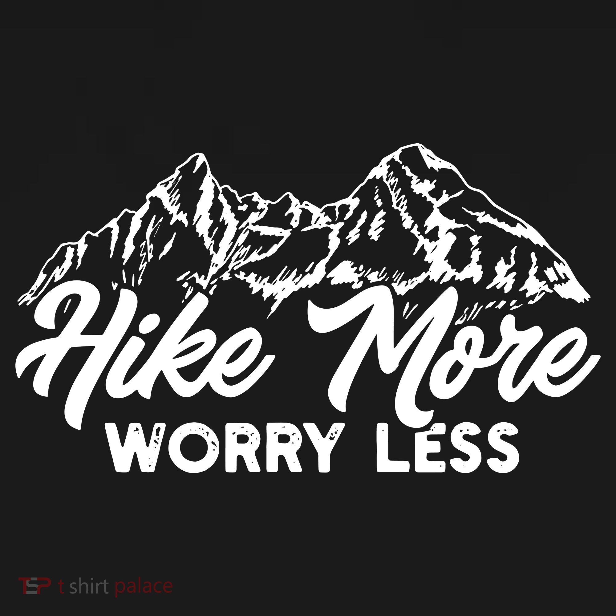 Hiker Hike More Worry Less USA-Made Doggie Bandana