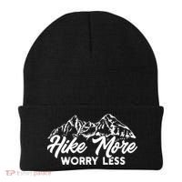 Hiker Hike More Worry Less Beanie thumb 0