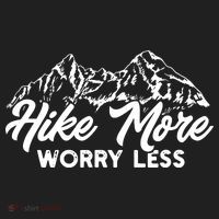 Hiker Hike More Worry Less Tumbler thumb 3
