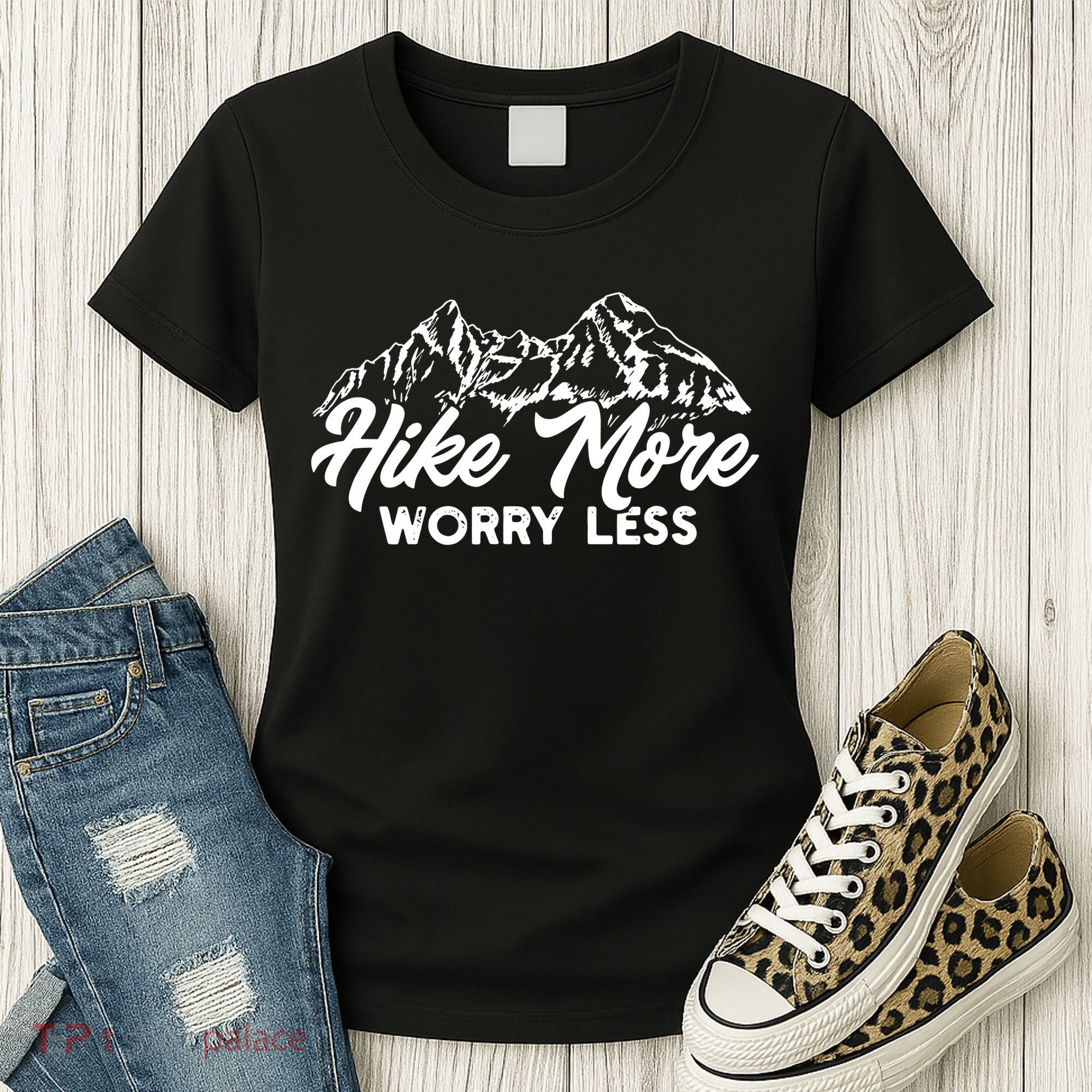 Hiker Hike More Worry Less Women's T-Shirt