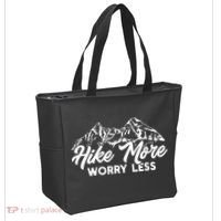 Hiker Hike More Worry Less Tote Bag thumb 2