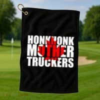 Honk Honk Mother Truckers Golf Towel thumb 1