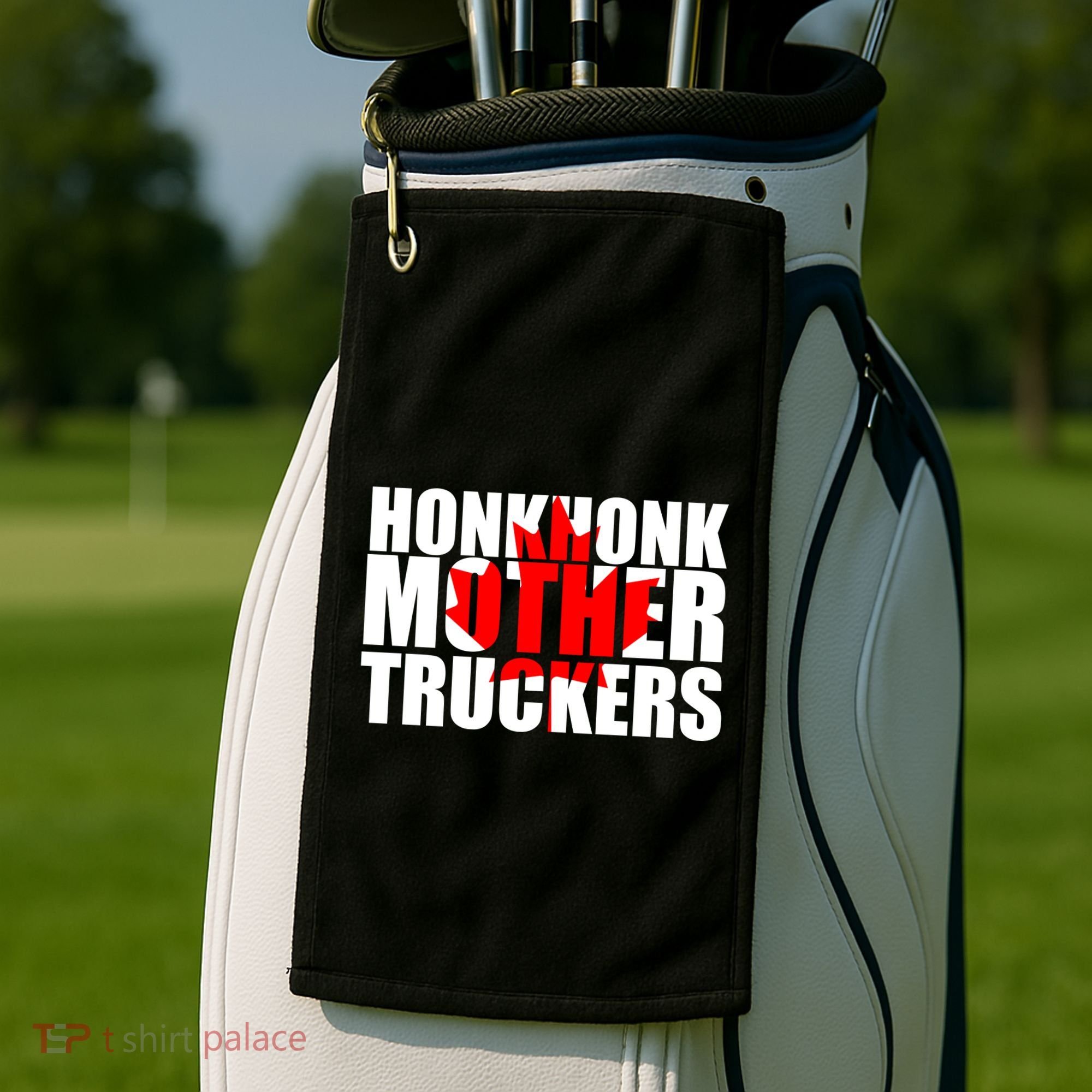 Honk Honk Mother Truckers Golf Towel