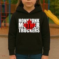 Honk Honk Mother Truckers Kids Hoodie thumb 3