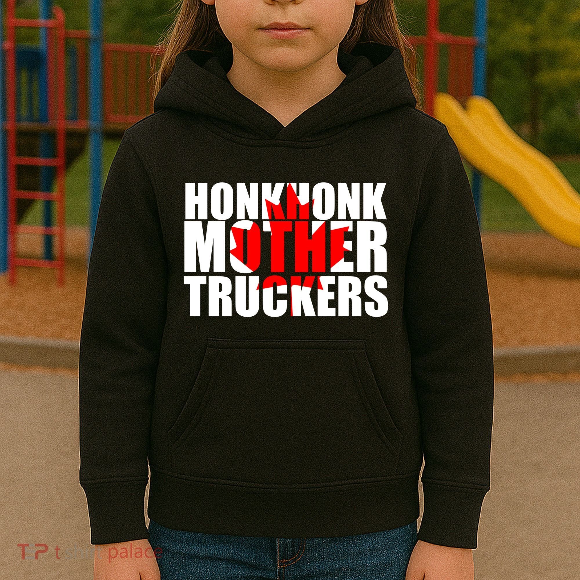 Honk Honk Mother Truckers Kids Hoodie