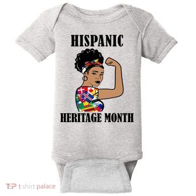 Hispanic Heritage Month Strong Baby Bodysuit