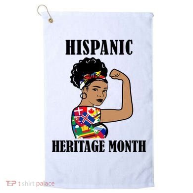Hispanic Heritage Month Strong Golf Towel