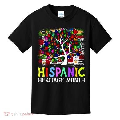 Hispanic Heritage Month Tree Kids T-Shirt