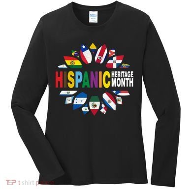 Hispanic Heritage Month Women's Long Sleeve Shirt