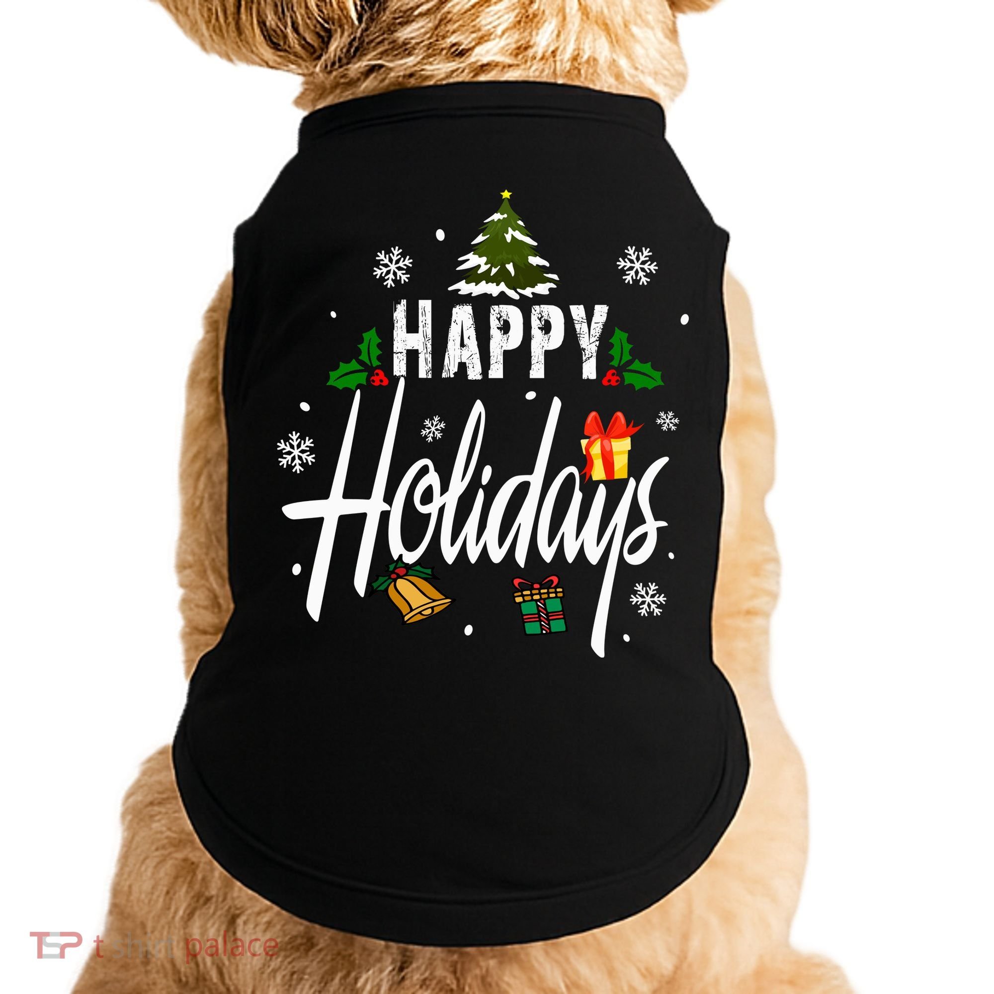 Happy Holidays | Merry Christmas Doggie Tank