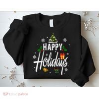 Happy Holidays | Merry Christmas Sweatshirt thumb 2