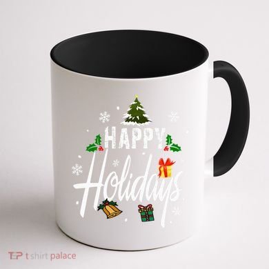 Happy Holidays | Merry Christmas Coffee Mug back
