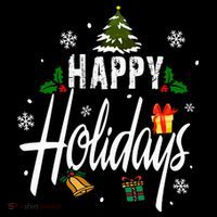 Happy Holidays | Merry Christmas Women's Hoodie thumb 2