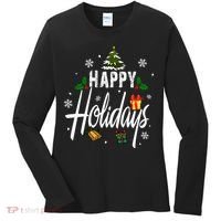 Happy Holidays | Merry Christmas Women's Long Sleeve Shirt thumb 0