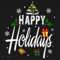 Happy Holidays | Merry Christmas Women's Long Sleeve Shirt thumb 2