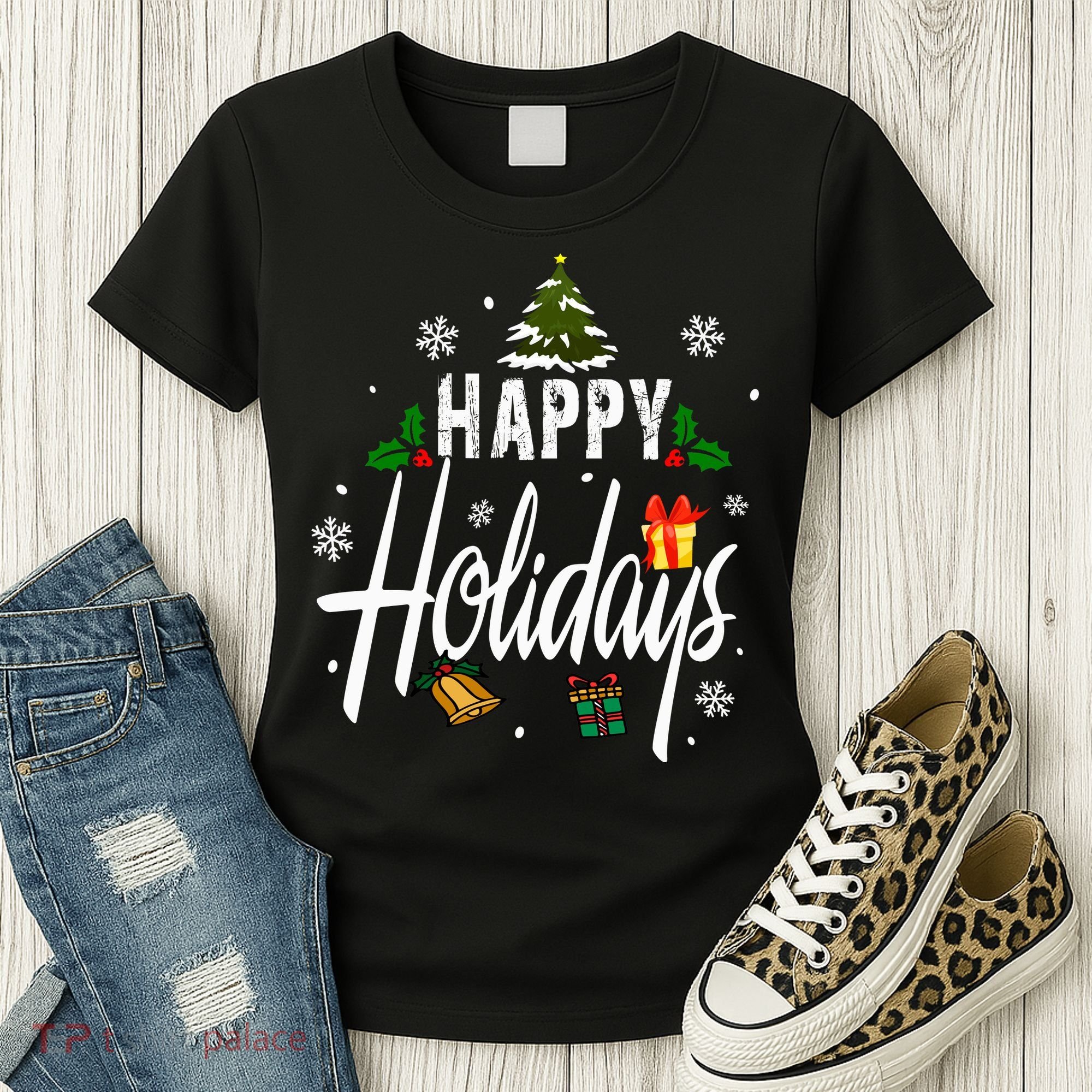 Happy Holidays | Merry Christmas Women's T-Shirt