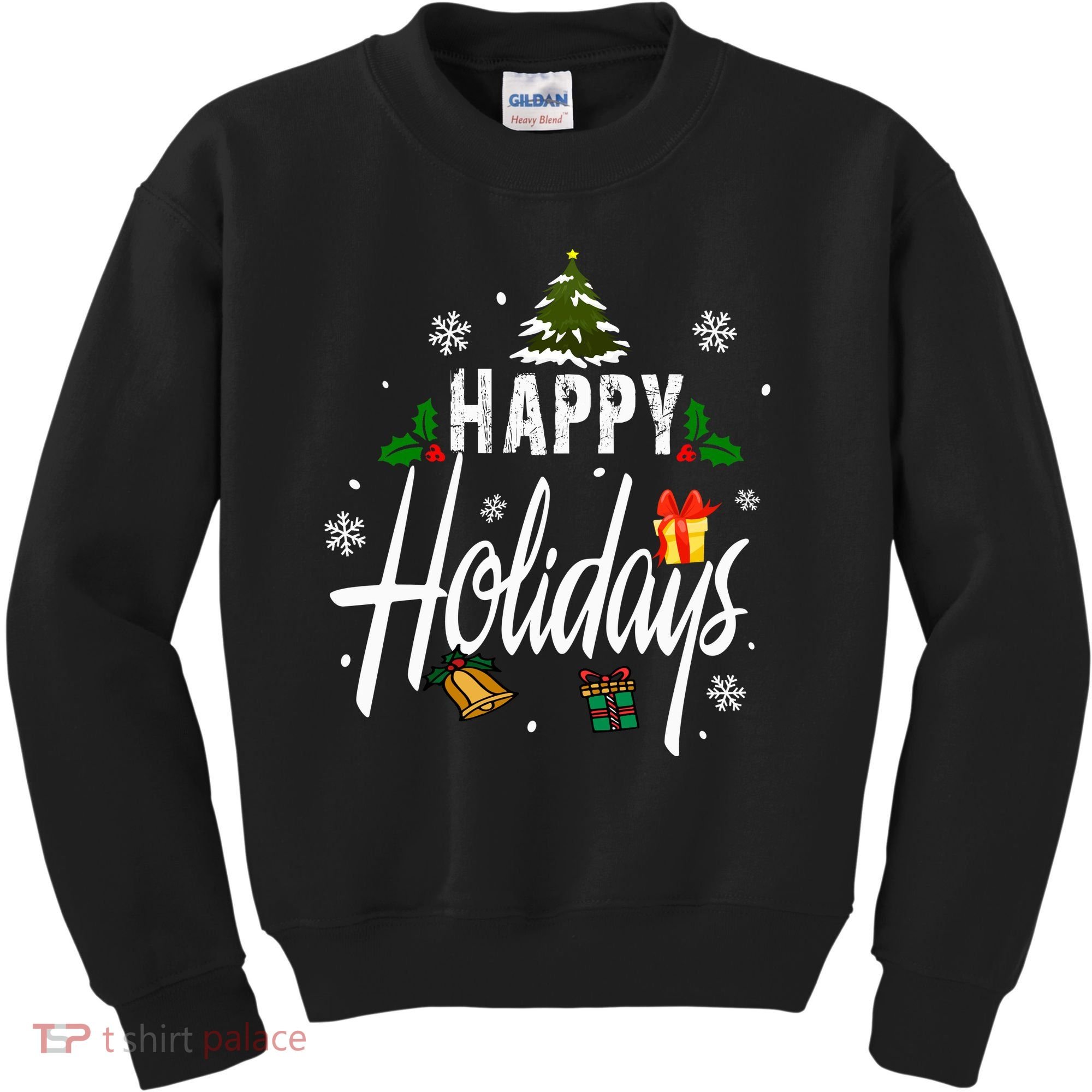 Happy Holidays | Merry Christmas Kids Sweatshirt