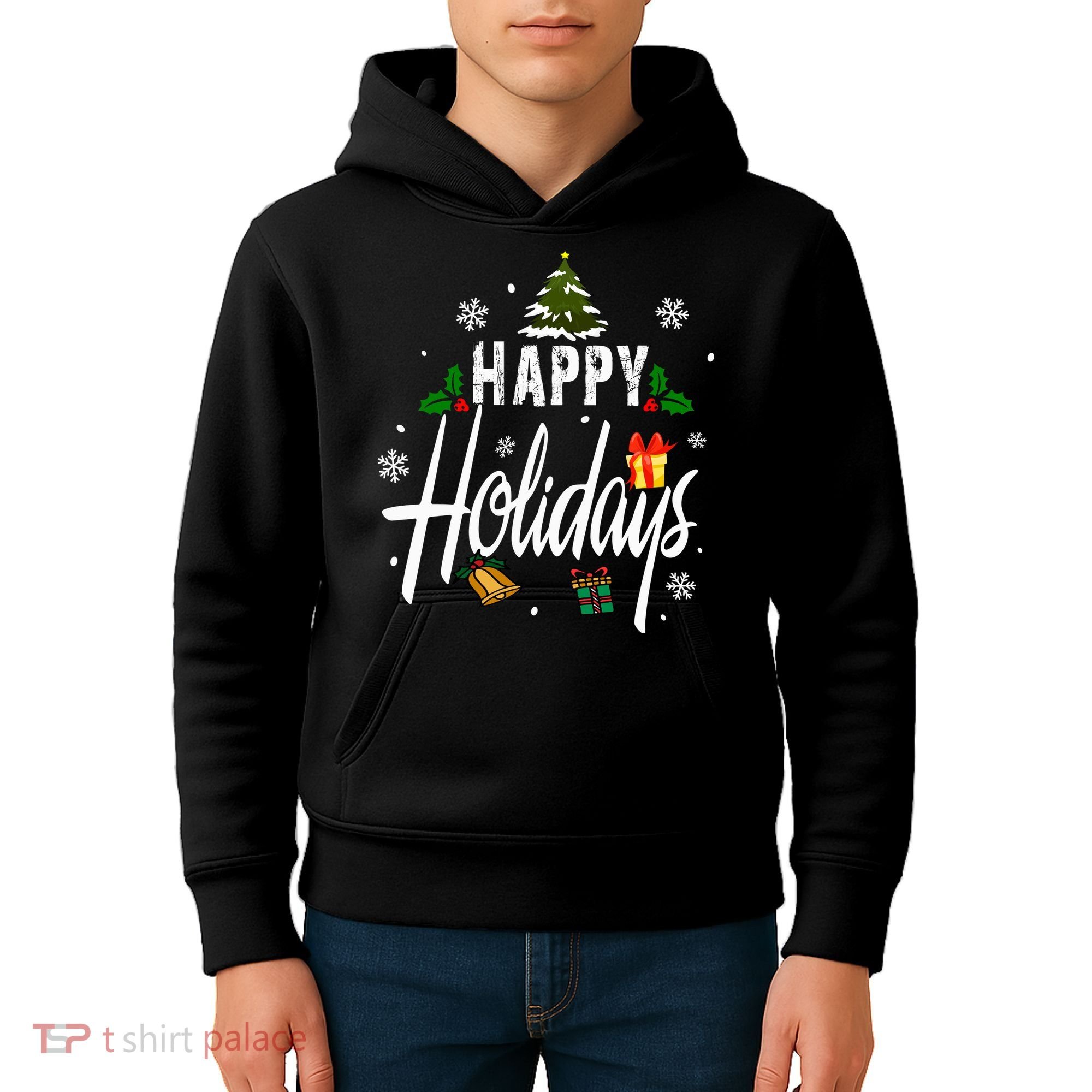 Happy Holidays | Merry Christmas Kids Hoodie