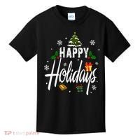 Happy Holidays | Merry Christmas Kids T-Shirt thumb 0
