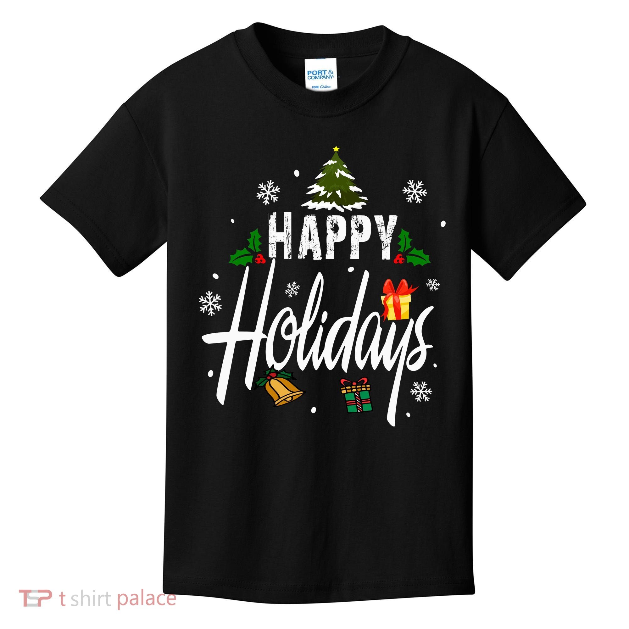 Happy Holidays | Merry Christmas Kids T-Shirt