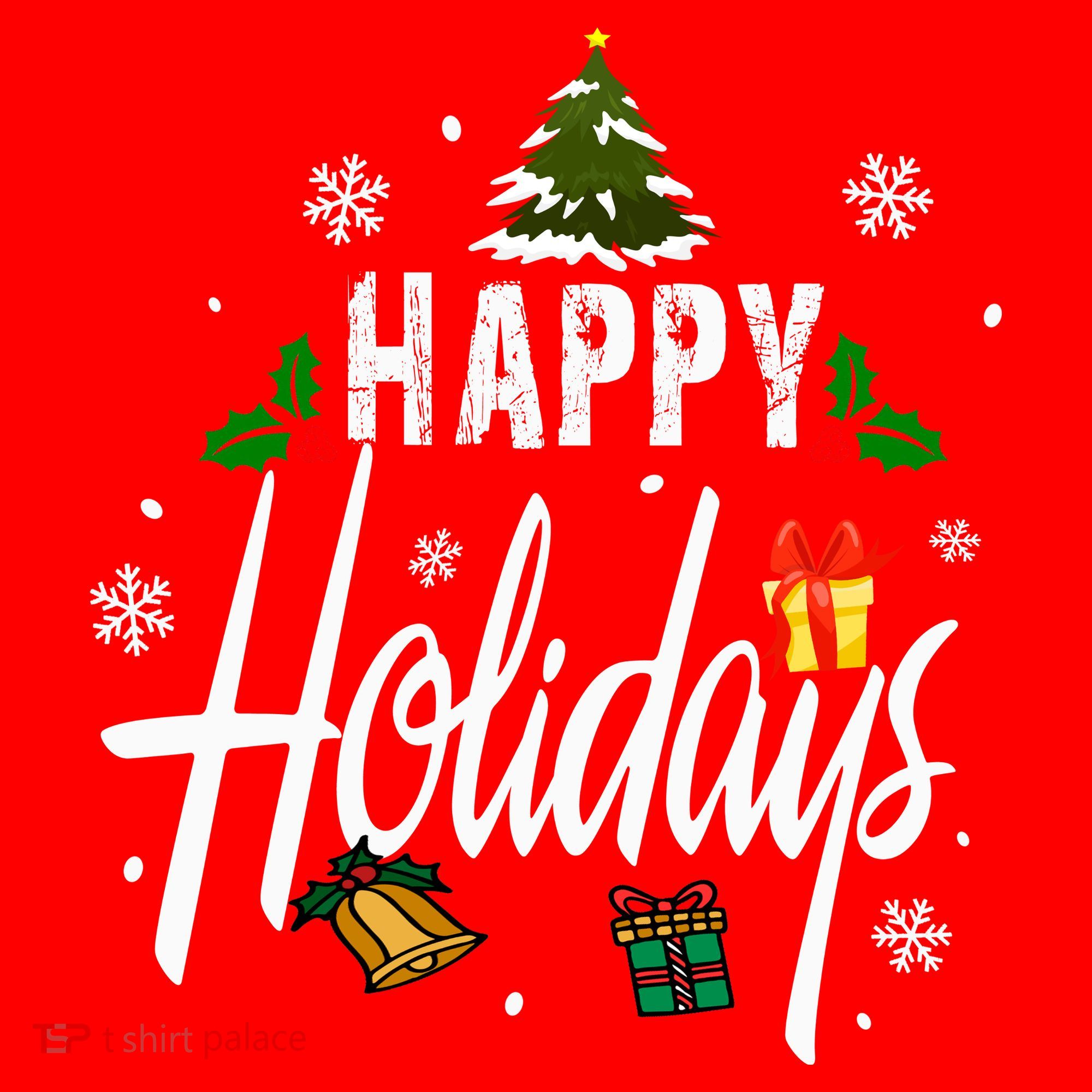 Happy Holidays | Merry Christmas Santa Hat