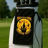 Halloween Horror Night Golf Towel thumb 2