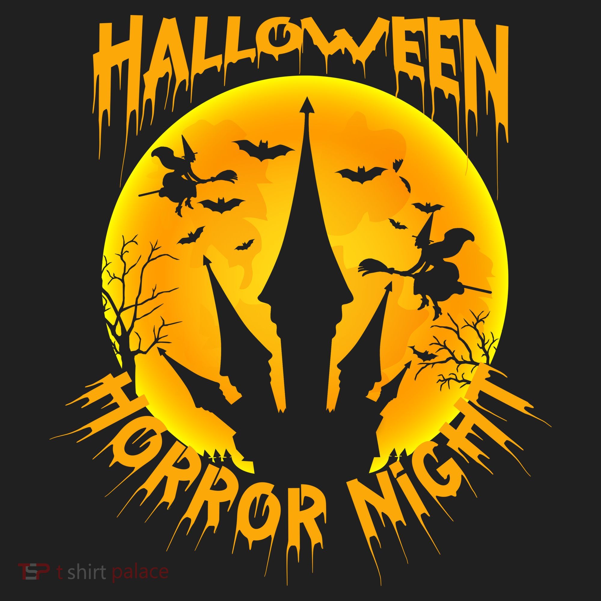 Halloween Horror Night Golf Towel