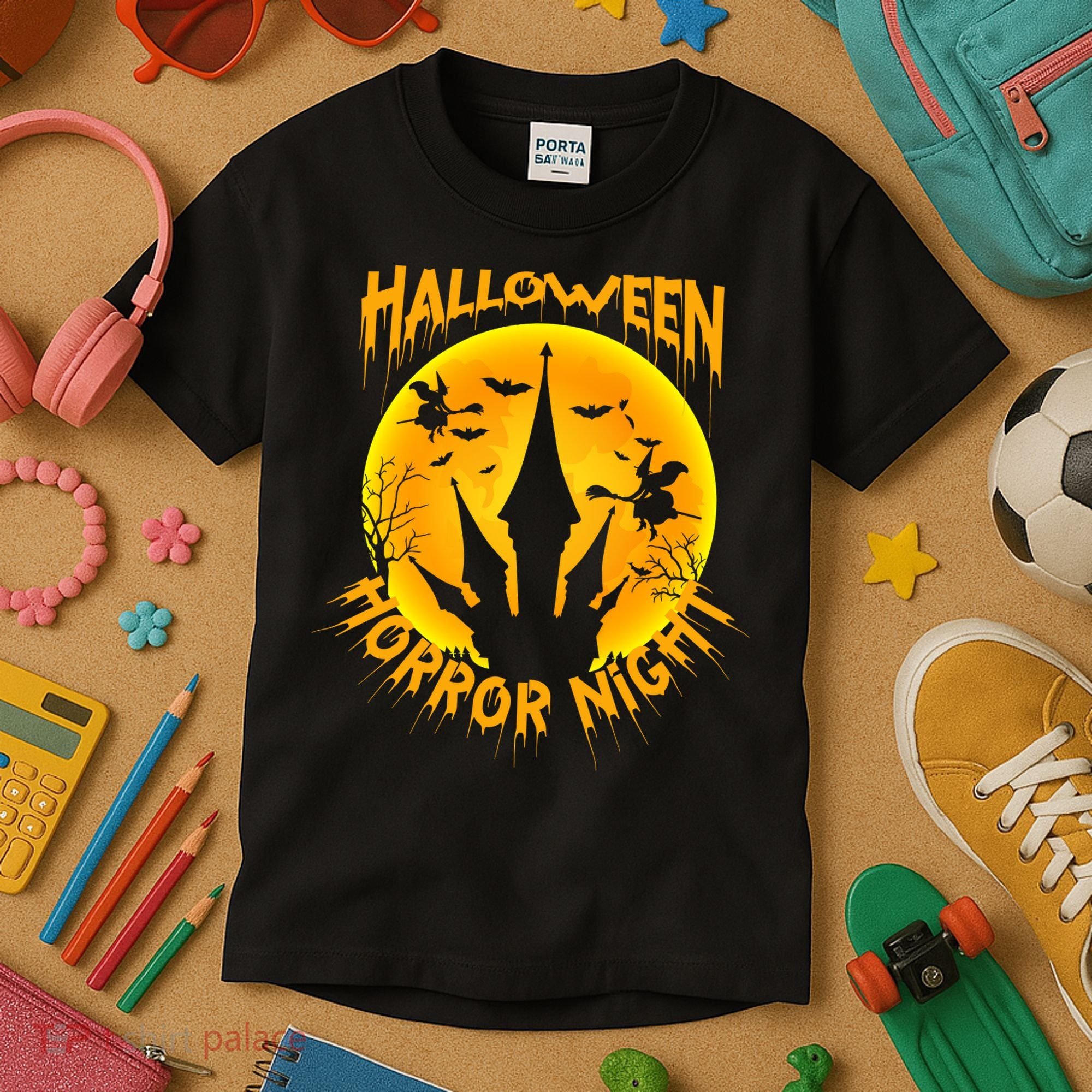 Halloween Horror Night Kids T-Shirt