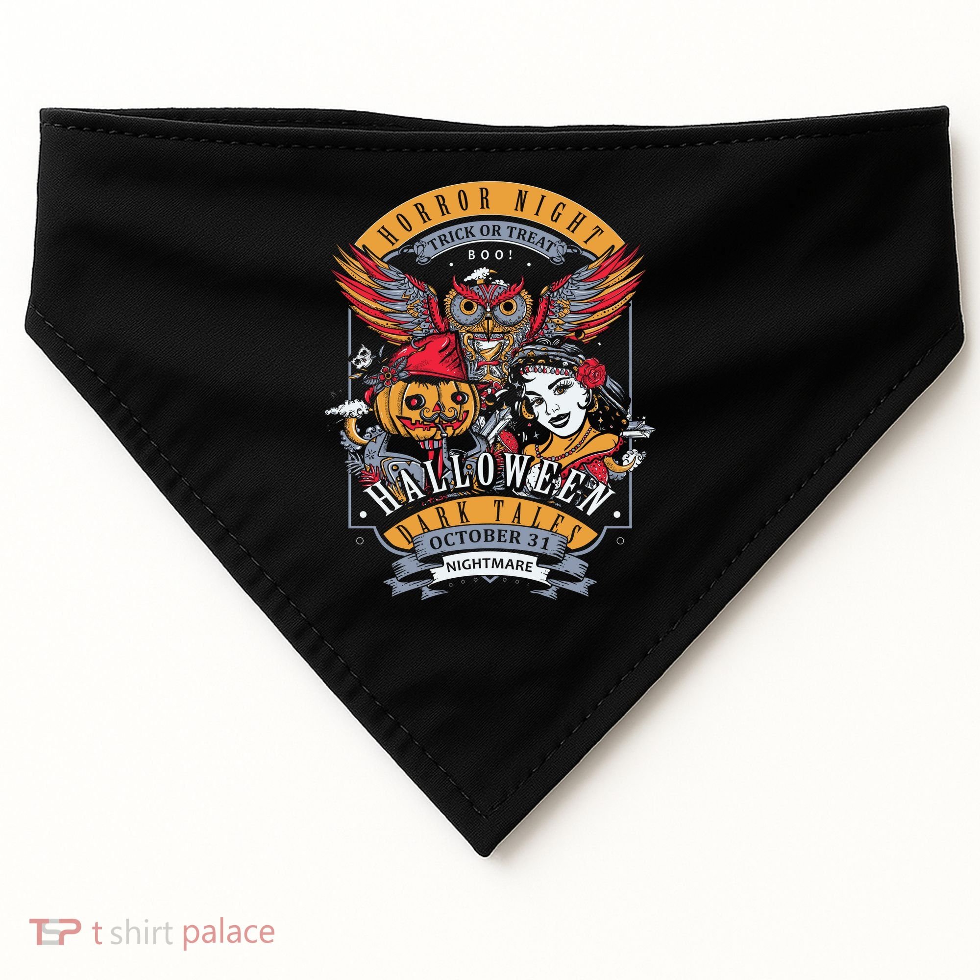 Halloween Horror Night USA-Made Doggie Bandana