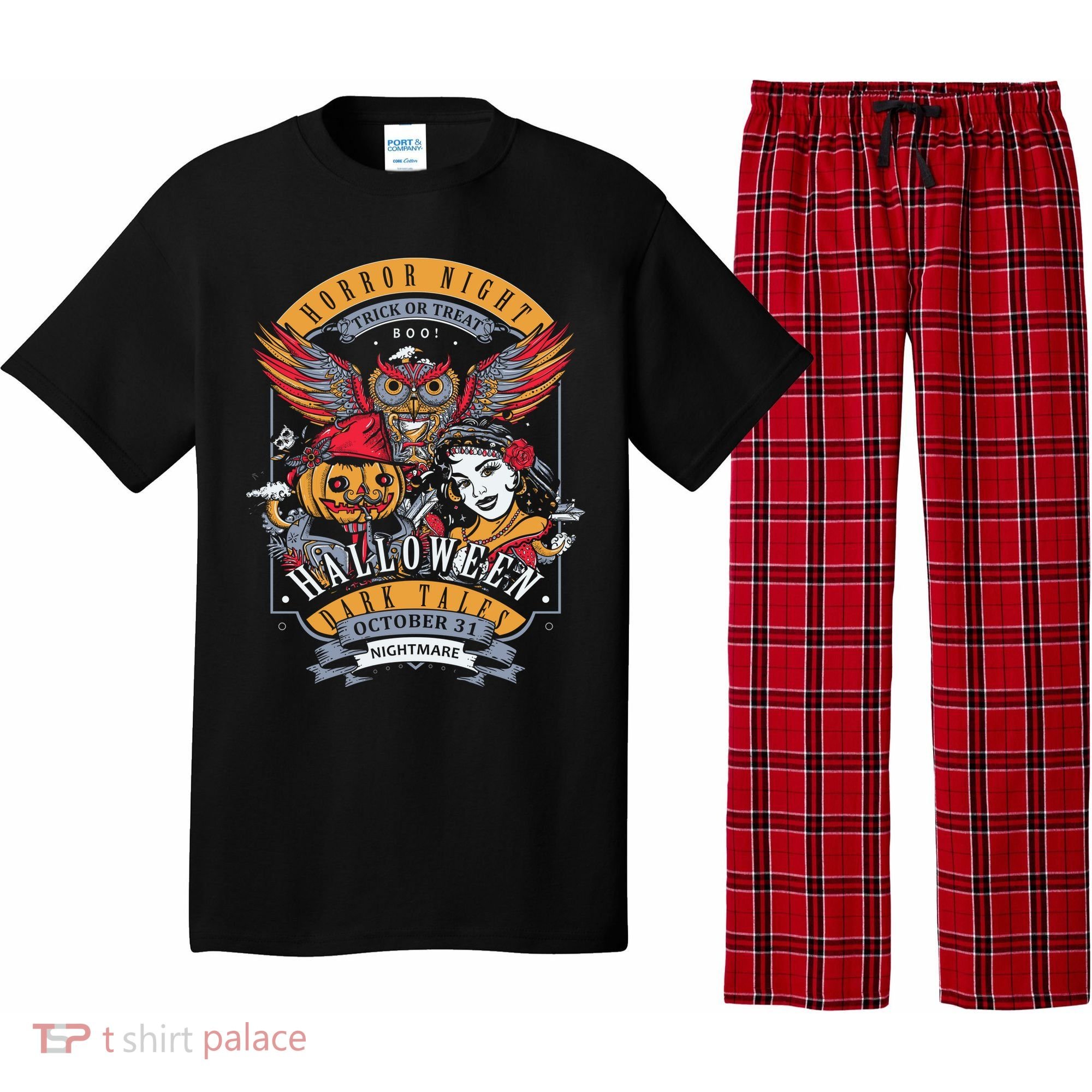 Halloween Horror Night Pajama Set