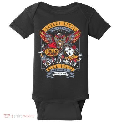 Halloween Horror Night Baby Bodysuit
