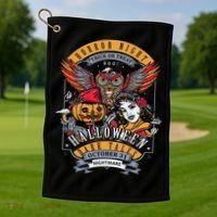Halloween Horror Night Golf Towel thumb 1