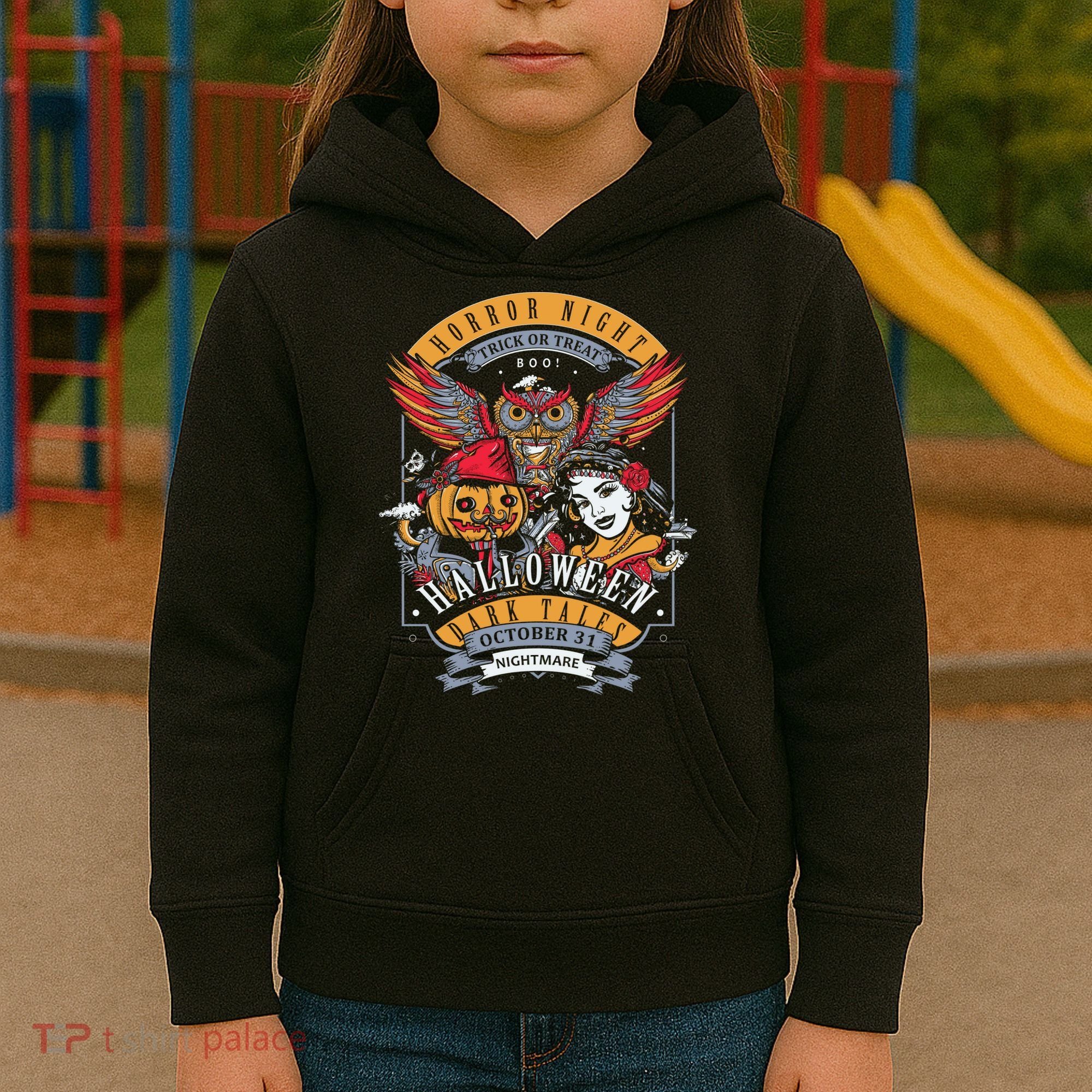 Halloween Horror Night Kids Hoodie