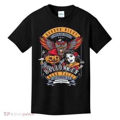 Halloween Horror Night Kids T-Shirt