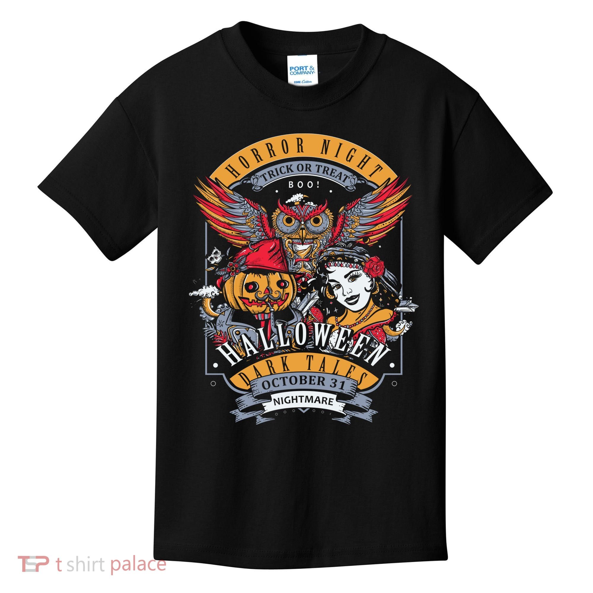 Halloween Horror Night Kids T-Shirt