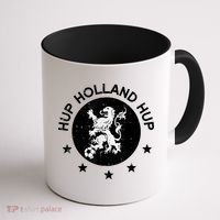 Hup Holland Netherlands Orange Soccer Coffee Mug thumb 1