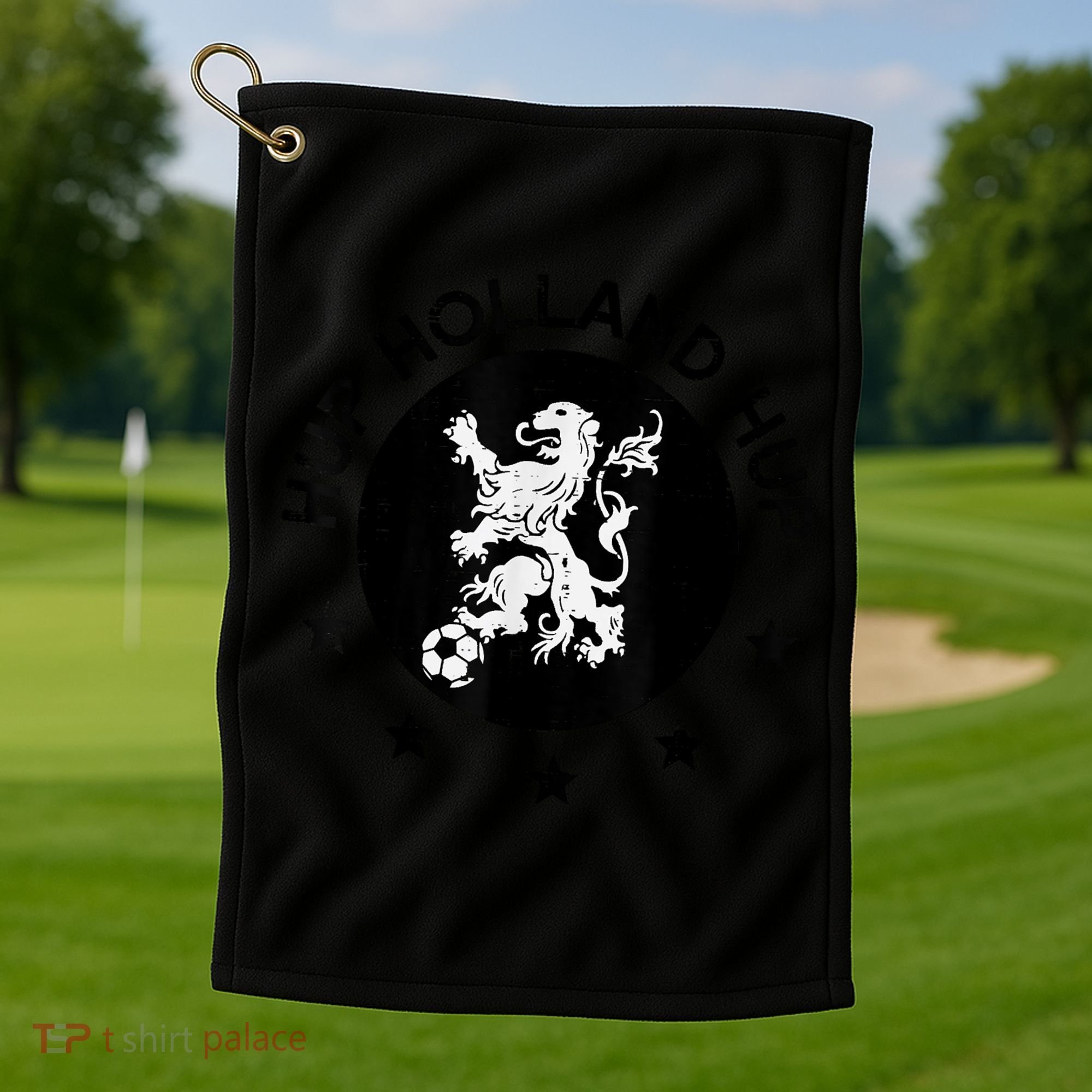 Hup Holland Netherlands Orange Soccer Golf Towel