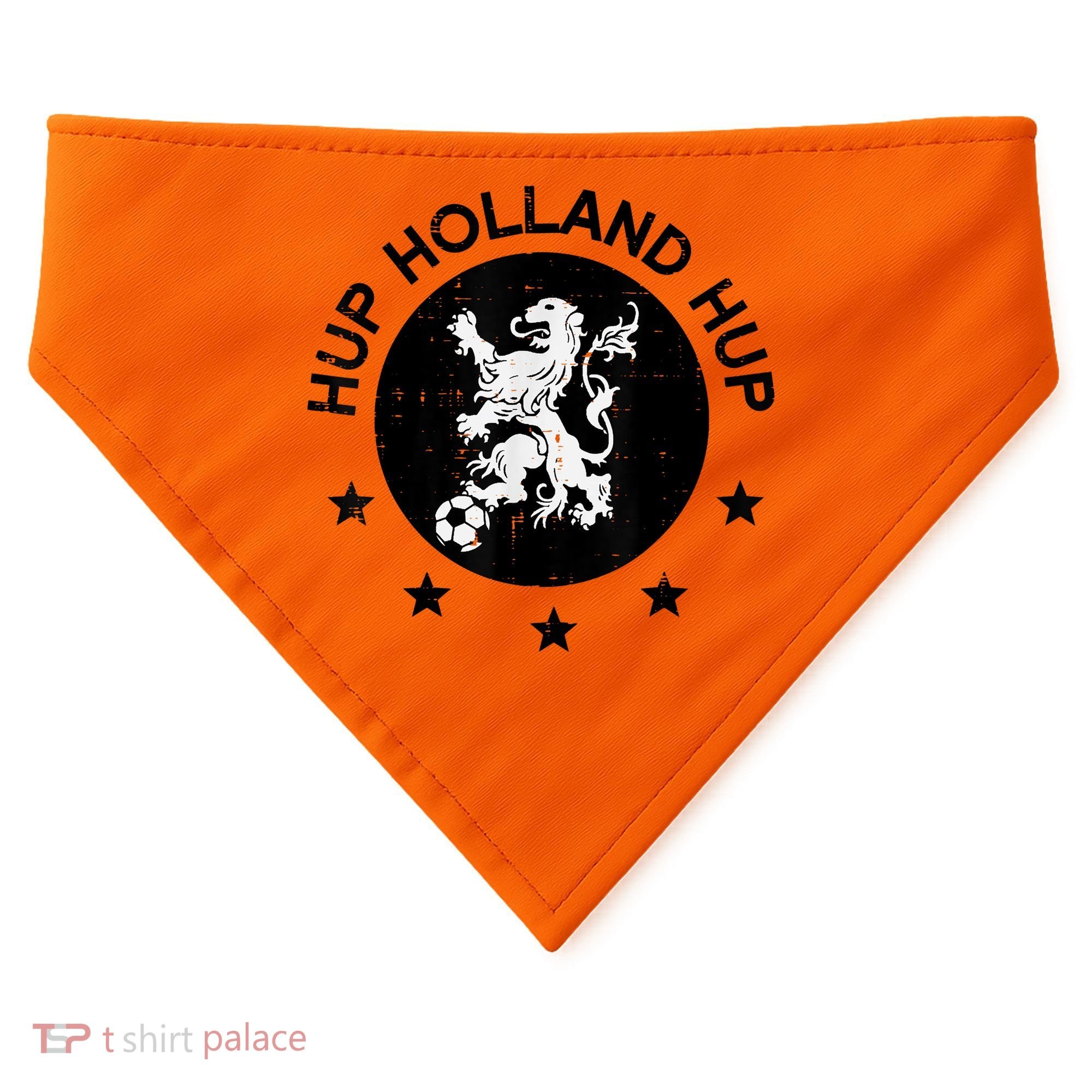 Hup Holland Netherlands Orange Soccer USA-Made Doggie Bandana